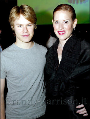 With Molly Ringwald
