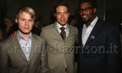 with Eric Villency (president of Maurice Villency) and Dhani Jones 
