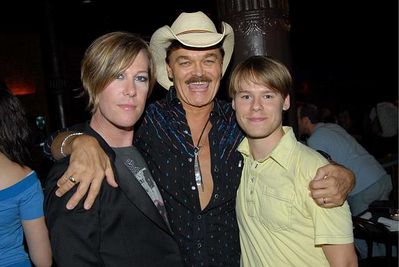 With Justin Bond (singer-songwriter, performance artist and drag performer) and Randy Jones (Village People)

