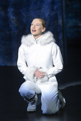 Bethany Jillard (Harper Pitt) in Berkeley Repertory Theatre’s production of Angels in America, Part One: Millennium Approaches.
Photo courtesy of Kevin Berne/Berkeley Repertory Theatre

